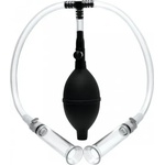Size Matters Nipple Pumping System With Dual Detachable Acrylic Cylinders