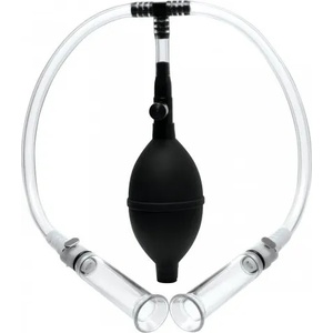 Size Matters Nipple Pumping System With Dual Detachable Acrylic Cylinders