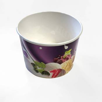 Image 1 of ЛАЙТС КАРТОНЕНА ЧАША ЗА СЛАДОЛЕД 200МЛ- 50БР