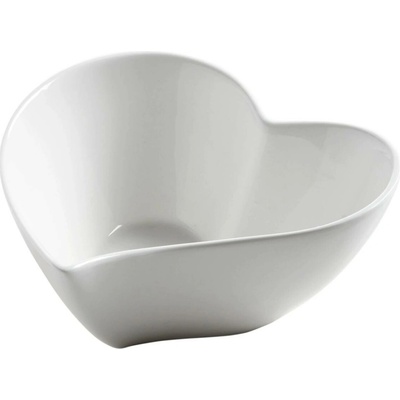 Miska Amore White Basics Heart 14 cm