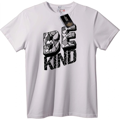 NOONEBRAND Тениска Бъди Добър Геометрия - 2XL, White