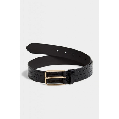 Gant opasok CROCO WAIST BELT čierna