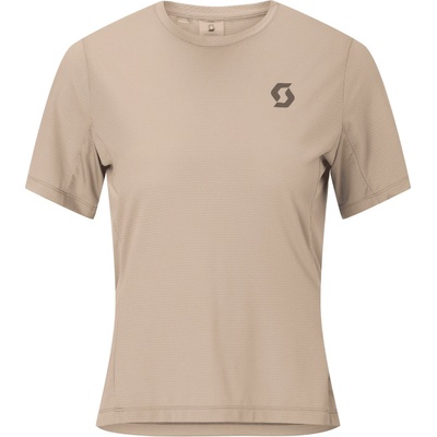 Scott Дамска тениска Scott Women's Tee Endurance Lt S/S Running shirt - Toast Beige (916-6369-0413)