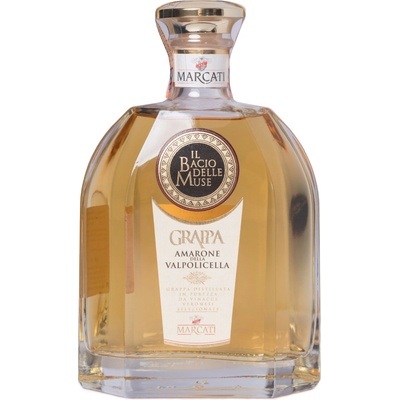 Grappa Marcati AMARONE BACIO DELLE MUSE 40% 0,7 l (čistá fľaša)