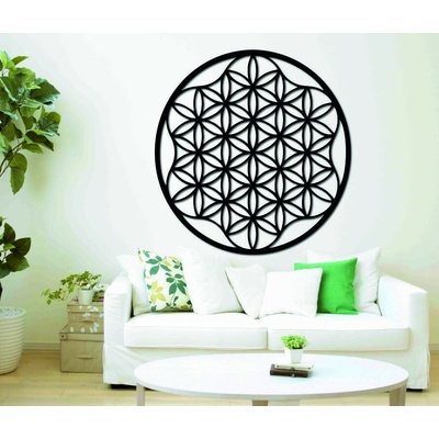 Obraz mandala na stenu z preglejky do 120 cm: Prírodná preglejka - Topoľ natural Rozmer 50 cm 3964-49819 PR0337