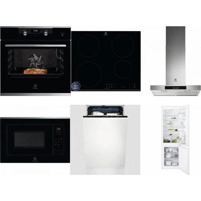 Set Electrolux KODEC75X2 + LIR60433B + LFT426X + LMS4253TMX + EEM23100L + ENT6TF18S
