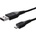 Gigapack кабел за данни USB - microUSB, 80 cm, ЧЕРЕН GP-14732 (GP-14732)