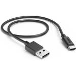 Hama Кабел Hama 201705, USB A(м) към USB C(м), 0.5m, черен (HAMA-201705)