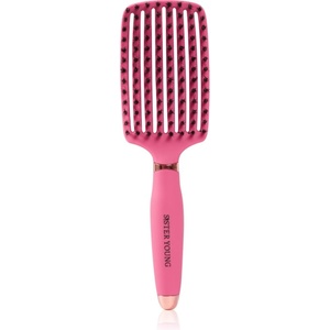 Sister Young OVIA плоска четка За коса Fuchsia BV