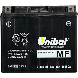 Unibat 11Ah CT12B-BS