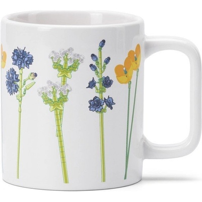 LEGO® Бяла керамична детска чаша 300 ml Meadow Flowers - LEGO® (40450805)