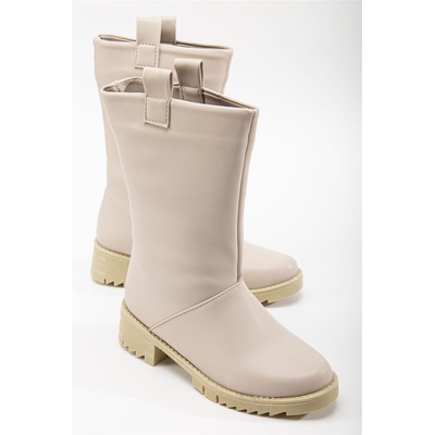 Moda Trend Дамски ботуши с противоплъзгаща подметка - Бежови #364658 (364658_Бежов)