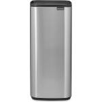 Brabantia Кош за боклук Brabantia Bo Touch 1010145, 30 л, Плавно и безшумно отваряне, Голям отвор, Устойчив на пръстови отпечатъци, Инокс/Мат (1010145)