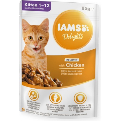 IAMS Kitten Delights Chicken in Gravy 85 g