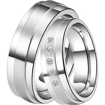 ST-88083 Ocelové snubní prsteny