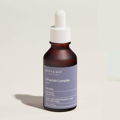 Mary & May Серум за лице с комплекс от 6 вида пептиди MARY&MAY 6 Peptide Complex Serum (680824)