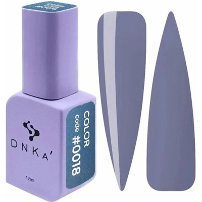 Gel lak DNKa' Color 0018 tlumená levandulově šedá krémová barva 12 ml