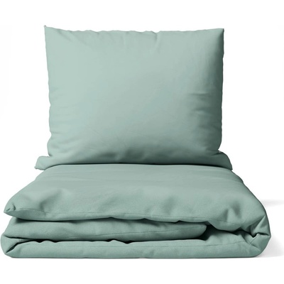 Bonami Essentials Зелено двойно спално бельо от микросатен 200x200 cm Basic - Bonami Essentials (1130057.06)
