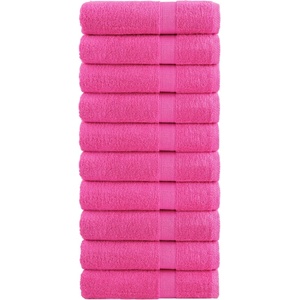 vidaXL Премиум хавлиени кърпи SOLUND 10 бр зелени 100x150 см 600 gsm (137529)
