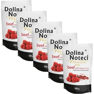 Dolina Noteci Premium Adult Pure Beef with Brown Rice 5 x 500 g