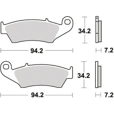 Brzdové destičky pro Aprilia – Beta – Cannondale – Gas Gas – HM Moto – Honda – Kawasaki – Suzuki – Yamaha S1098N