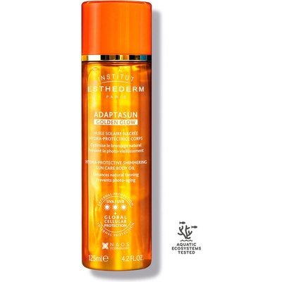 Institut Esthederm Golden Glow zlatavý opalovací olej na tělo 125 ml