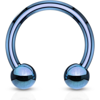 S4U Piercing podkova modrá (1,2 x 8 mm) PV1001B-120833