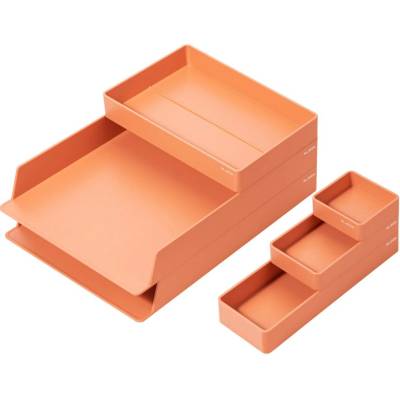 DELI GROUP CO. LTD. Organizér NUSIGN sada 6ks DELI ENS001 oranžová