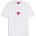 Hugo Тениска Hugo Men's Dalentin Red T-Shirt - White 100