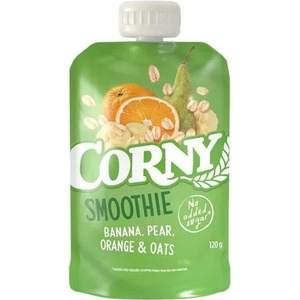 CORNY Smoothie Смути с банан, круша, портокал и овес 120 г пауч