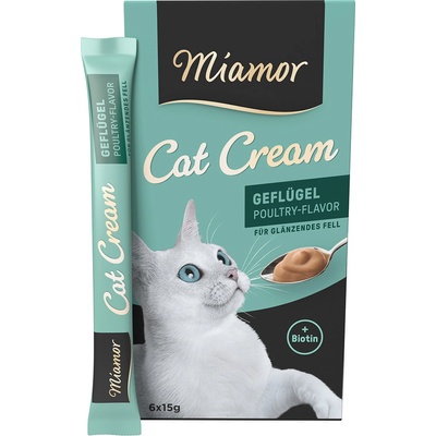 Miamor Cat Cream hydinový krém 6 x 15 g