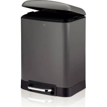 Kela Кош за отпадъци kela davino с педал (6 л) - сив (kela 22976)