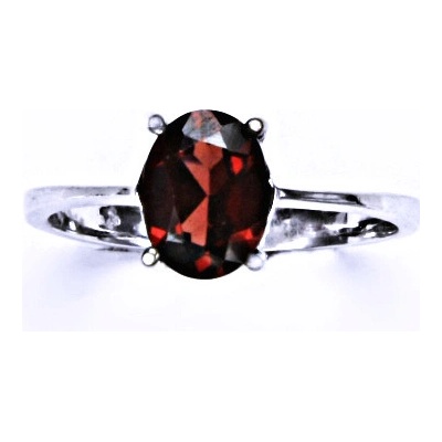 Čištín stříbrný přírodní granát T 1245