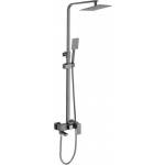 Inter Ceramic Душ система със смесител, пита, слушалка и шлаух ICT 8866GG ЯСМИНА GUN GRAY, Inter Ceramic (8866GG)