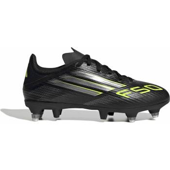 Adidas Юношески футболни бутонки Adidas F50 League Juniors Soft Ground Football Boots - Black/Lemon