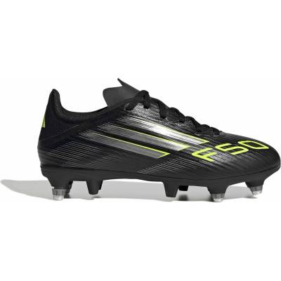 Adidas Юношески футболни бутонки Adidas F50 League Juniors Soft Ground Football Boots - Black/Lemon
