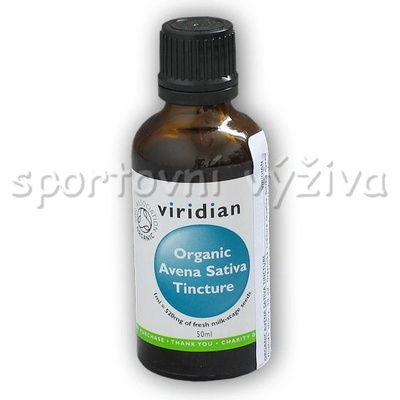 Viridian Avena Sativa Tincture 50 ml Organic Oves setý