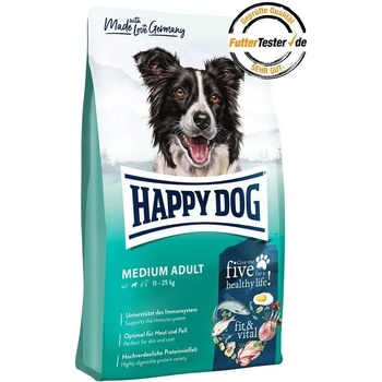 Happy Dog Fit & Vital - Medium Adult - за средни породи кучета над 1 година 12kg