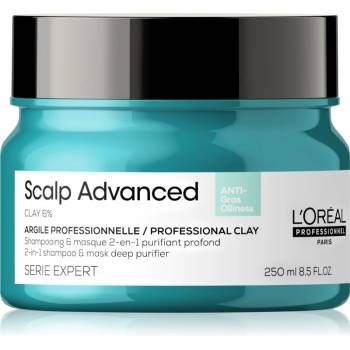 L'Oréal Serie Expert Scalp Advanced Шампоан и маска 2 в 1 за мазна коса и мазен скалп 250ml