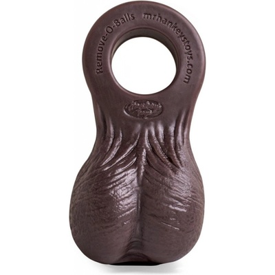 Mr. Hankey’s Toys Remove O Balls Deep Brown přídavná realistická silikonová varlata k dildům