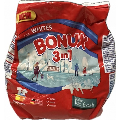 Bonux 3v1 Ice Fresh prací prášok 7 PD 400 g