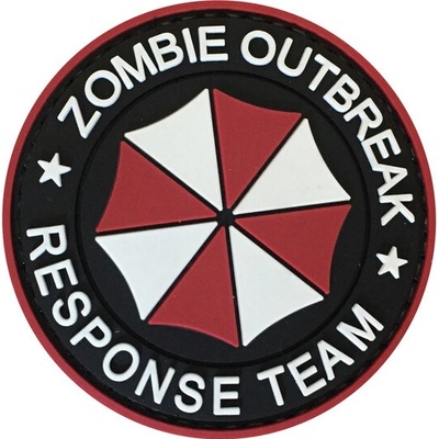 WARAGOD Nášivka 3D Zombie Outbreak Response Team Resident Evil Umbrella 6cm