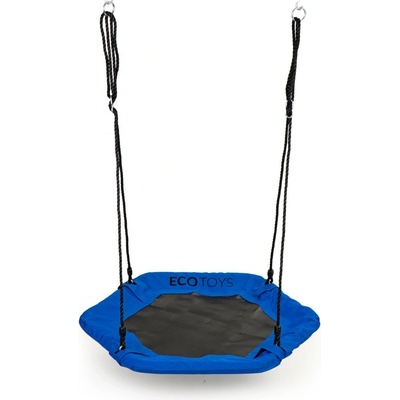 EcoToys záhradná hojdačka bocianie hniezdo 92 cm modrá