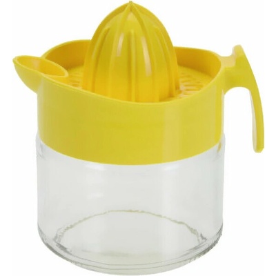 Excellent Houseware Lis na citrusy s nádobou, žlutý žlutý