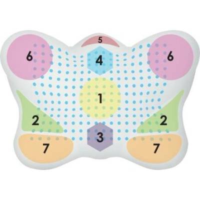 Olvi Měkký ortopedický polštář proti spánkovým vráskám Butterfly SOFT 59x39x14