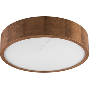 Brilagi - LED таванно осветително CARVALHO 2xE27/60W/230V дъб череша Ø37 см (BG0846)