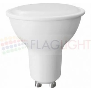  7W LED Луничка GU10 220V | SMD2835 | 560 lm | 110° | Термопластик | Призматичен Дифузер (1189 NW 1187 WW 1190 PW)