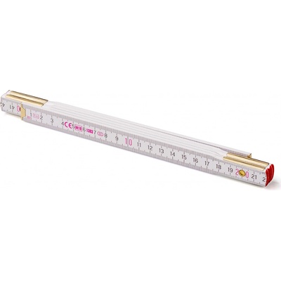 Metrie Skládací metr Perfekt 5 bílý 1 m