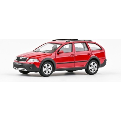 ABREX ŠKODA OCTAVIA II COMBI SCOUT 2007 Červená Corrida 1:43