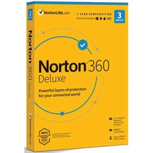 Norton 360 Deluxe 25 GB + VPN ESD 3 lic. 12 mes.